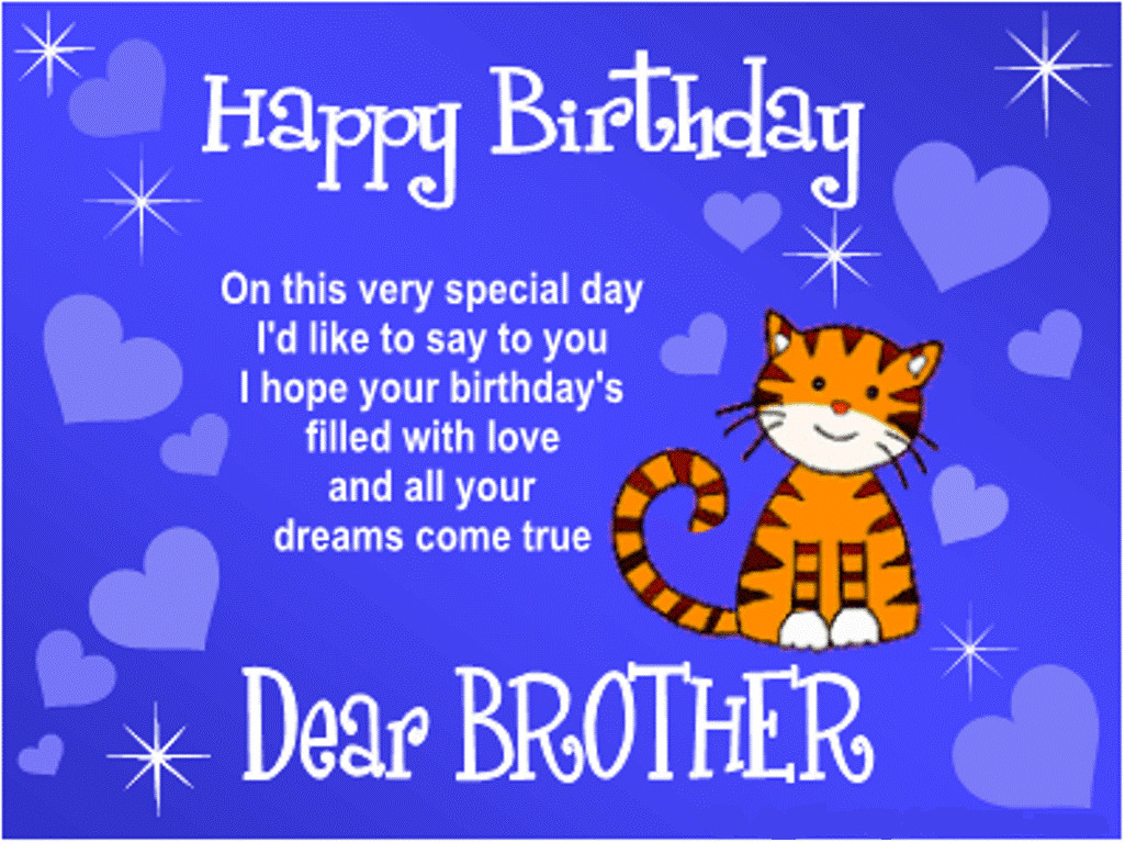 Happy Birthday Wishes For A Brother
 25 Special Birthday SMS Messages for Brother