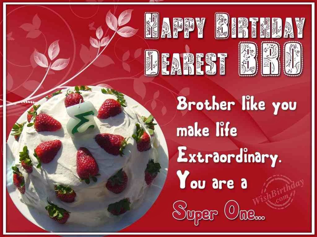 Happy Birthday Wishes For A Brother
 Birthday Wishes For Brother Quotes QuotesGram