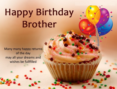 Happy Birthday Wishes For A Brother
 60 Cute Birthday SMS for Brother