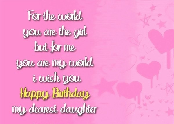 Happy Birthday Wishes For Daughter From Mom
 Birthday Wishes Greetings Messages Cards & Sayings for