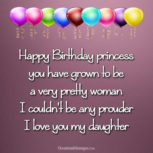 Happy Birthday Wishes My Daughter
 Happy Birthday Wishes for Daughter Occasions Messages