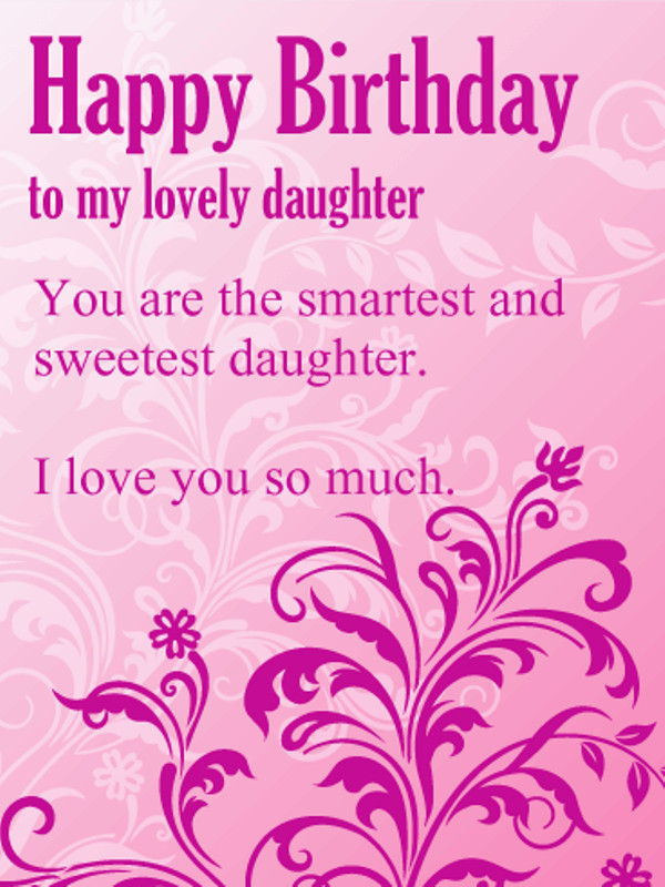 Happy Birthday Wishes My Daughter
 30 Wonderful Birthday For Daughter