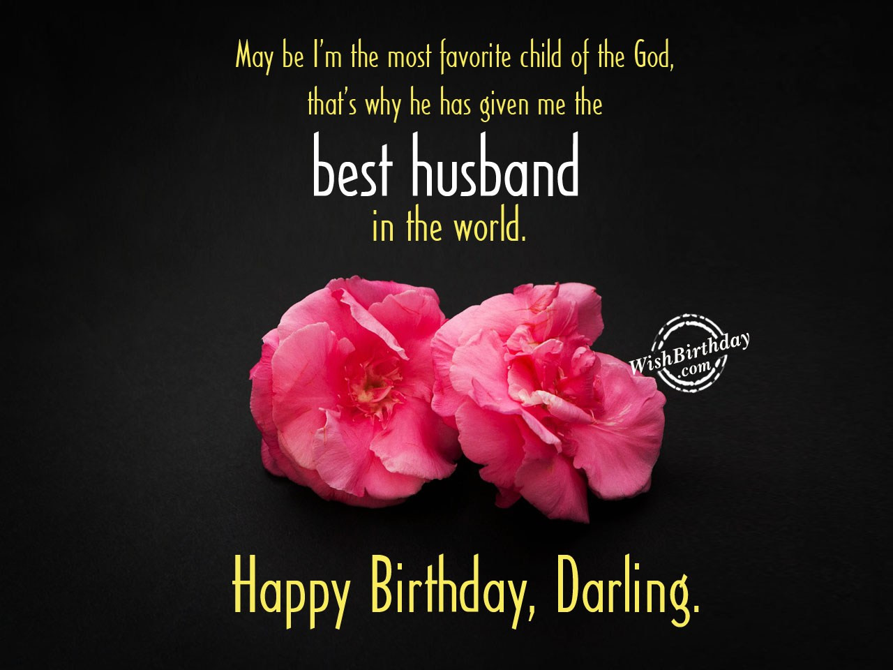 Happy Birthday Wishes To Husband
 Birthday Wishes For Husband Birthday