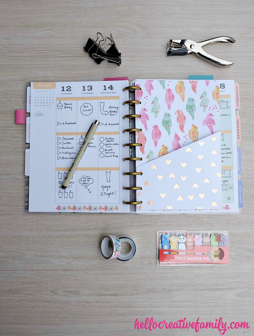 Happy Planner DIY
 How To Make DIY Planner Folder Pockets Perfect For Happy