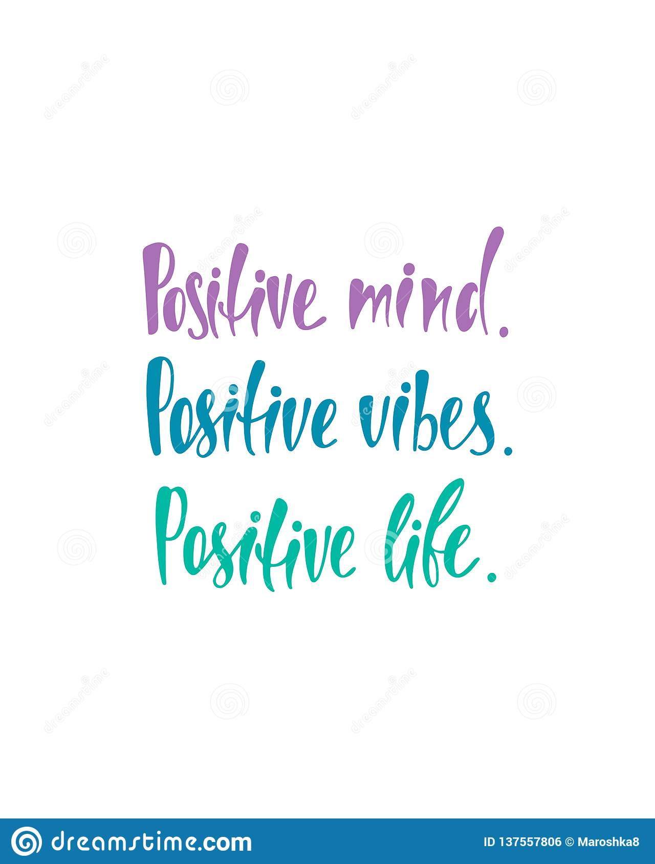 Happy Positive Quote
 Positive Mind Vibes Life Inspirational Quote About