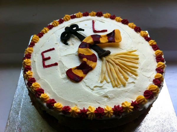 Harry Potter Birthday Cake Recipe
 Birthday Cake Gryffindor