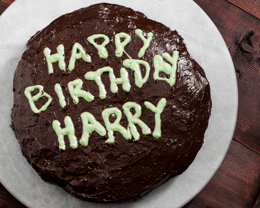 Harry Potter Birthday Cake Recipe
 Happy Birthday Harry Potter Vegan & Gluten Free Chocolate Cake