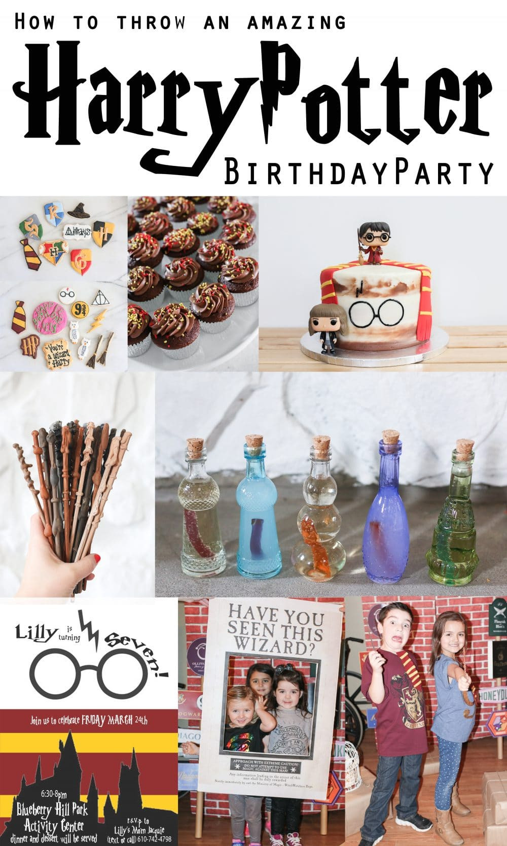 Harry Potter Birthday Decorations
 DIY Harry Potter Party The Sweeter Side of Mommyhood