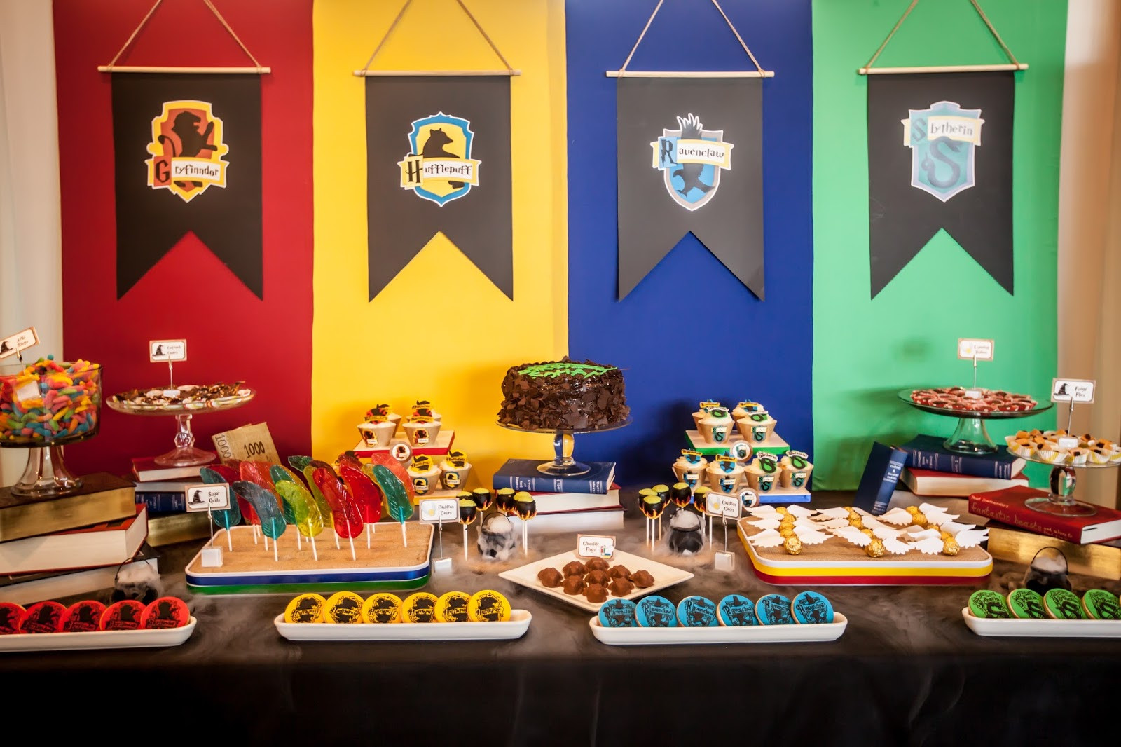 Harry Potter Birthday Decorations
 The Party Wall Harry Potter inspired party Part 1