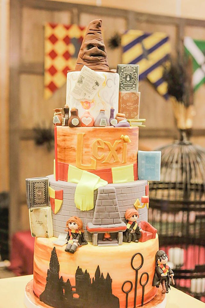 Harry Potter Birthday Decorations
 Kara s Party Ideas Hogwarts Birthday Party