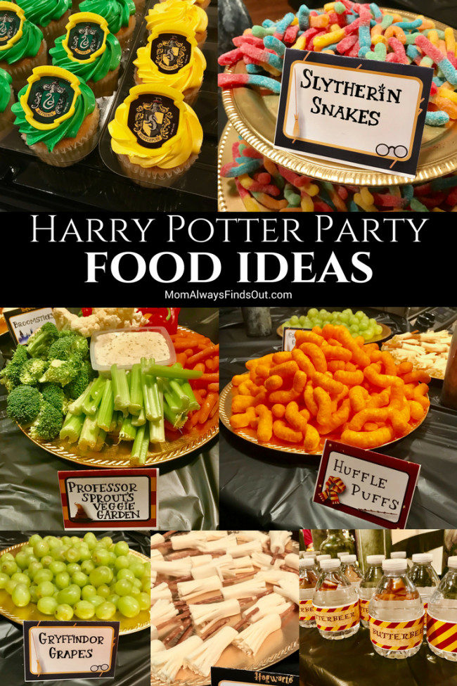 Harry Potter Birthday Decorations
 Harry Potter Birthday Party Food Ideas Mom Always Finds Out