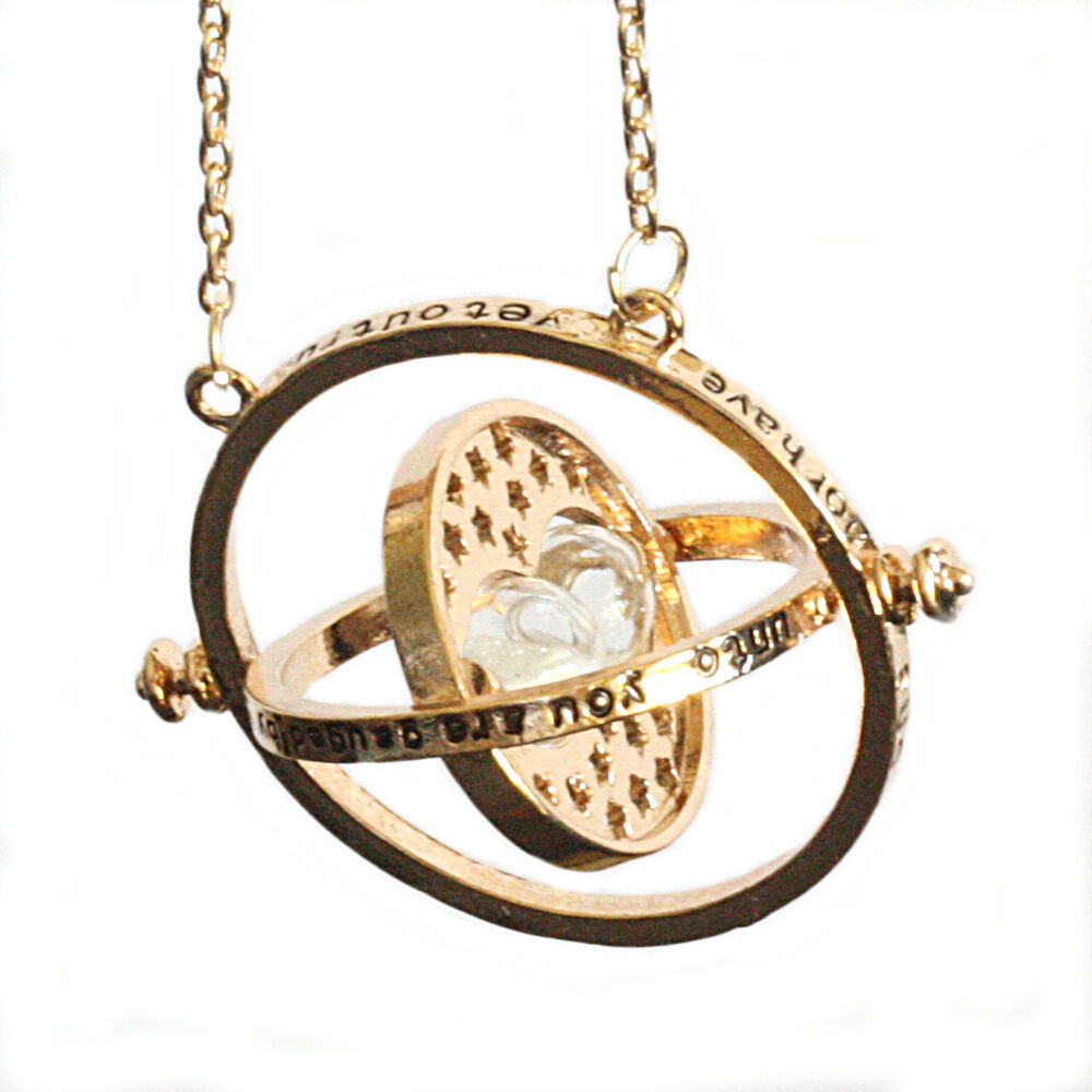 Harry Potter Necklace
 Harry Potter Gold Tone Hourglass Necklace Pendant Hermione