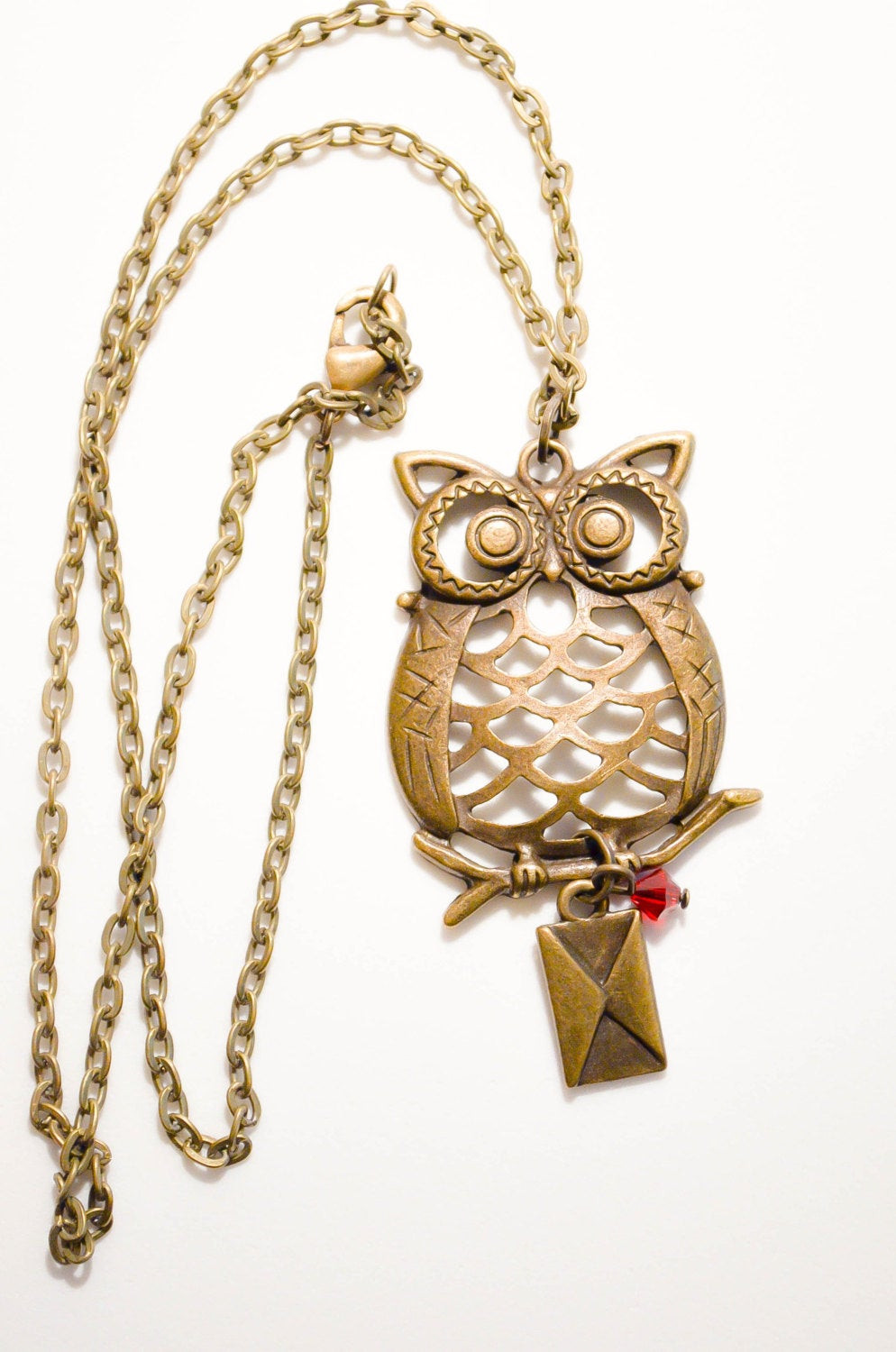 Harry Potter Necklace
 Harry Potter Inspired Necklace Owl School Letter by