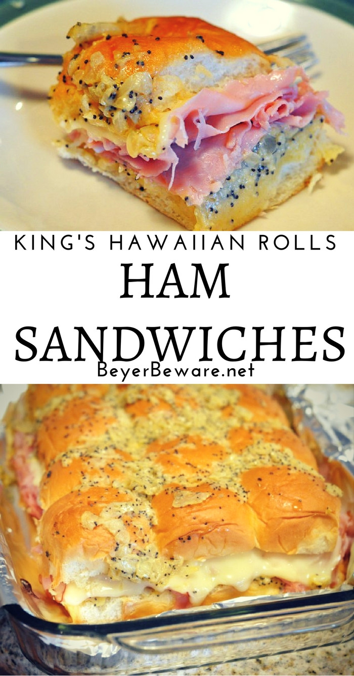 Hawaiian Bread Ham Sandwiches
 King s Hawaiian Roll Ham Sandwiches