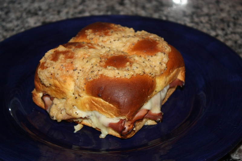 Hawaiian Bread Ham Sandwiches
 Christy Robbins Football Food Hawaiian Sweet Roll Ham