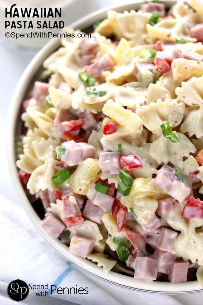 Hawaiian Pasta Salad
 18 Delicious Pasta Salads for Summer A Cedar Spoon