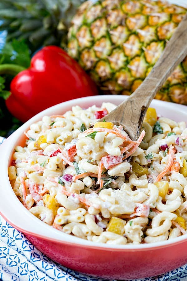 Hawaiian Pasta Salad
 Hawaiian Macaroni Salad Easy Side Dish Real Housemoms