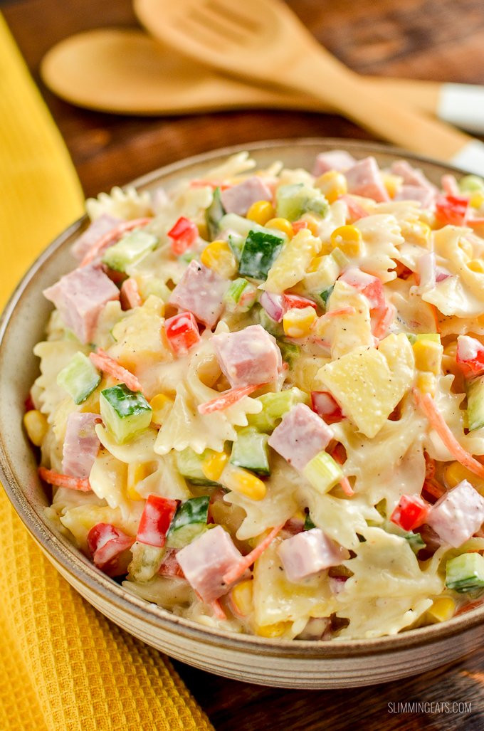 Hawaiian Pasta Salad
 Low Syn Hawaiian Pasta Salad