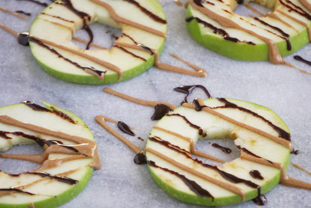 Healthy Apple Snacks
 Healthy Donut Shaped Apple Snacks Vegan & Gluten Free