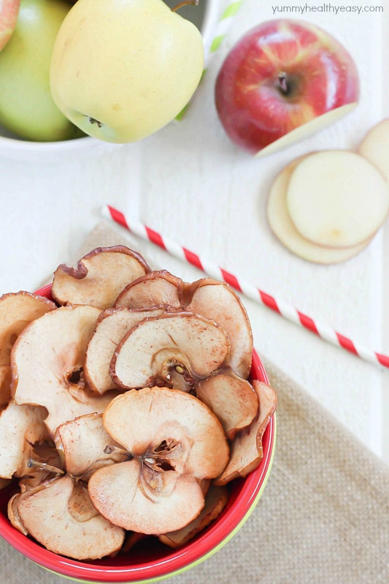 Healthy Apple Snacks
 Homemade Apple Chips Yummy Healthy Easy