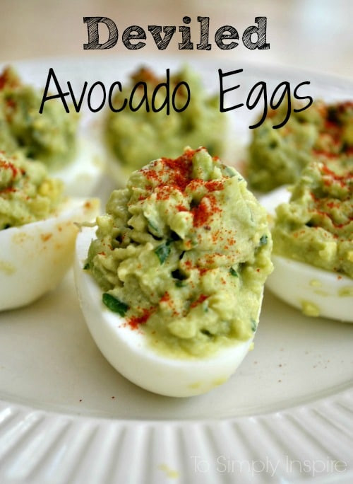 Healthy Avocado Deviled Eggs
 Deviled Avocado Eggs