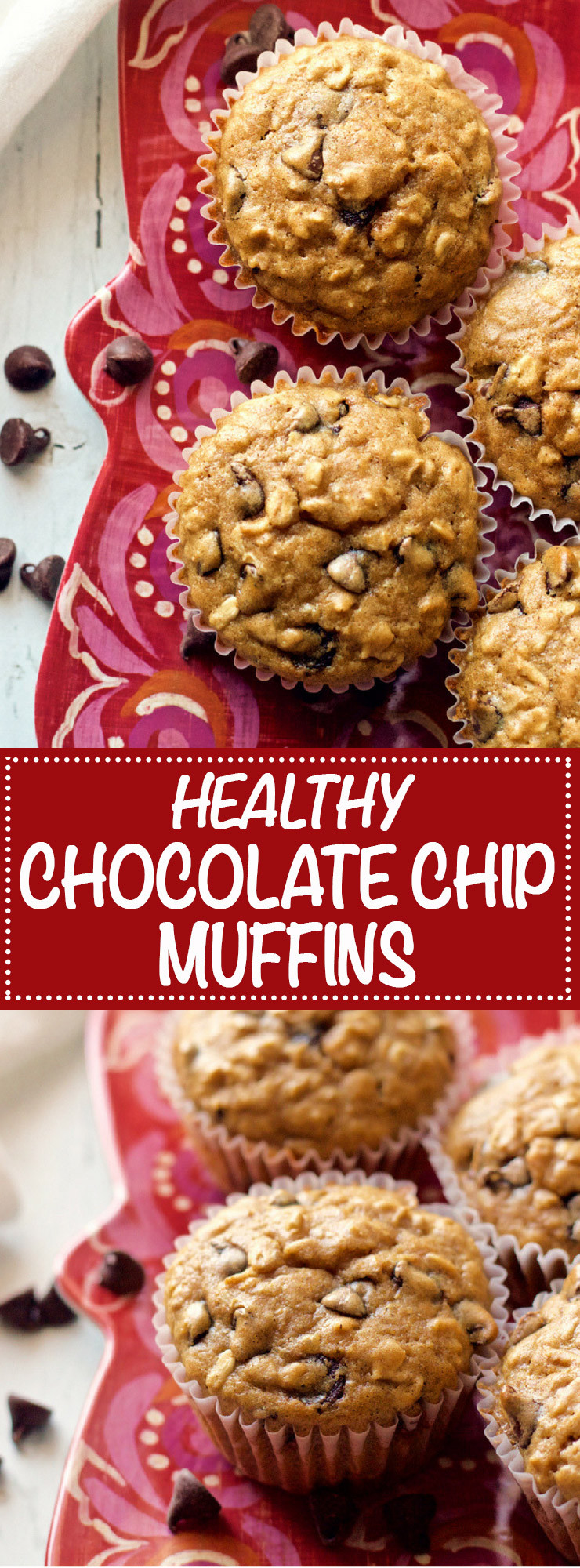 Healthy Chocolate Chip Muffins
 Healthy chocolate chip muffins Family Food on the Table