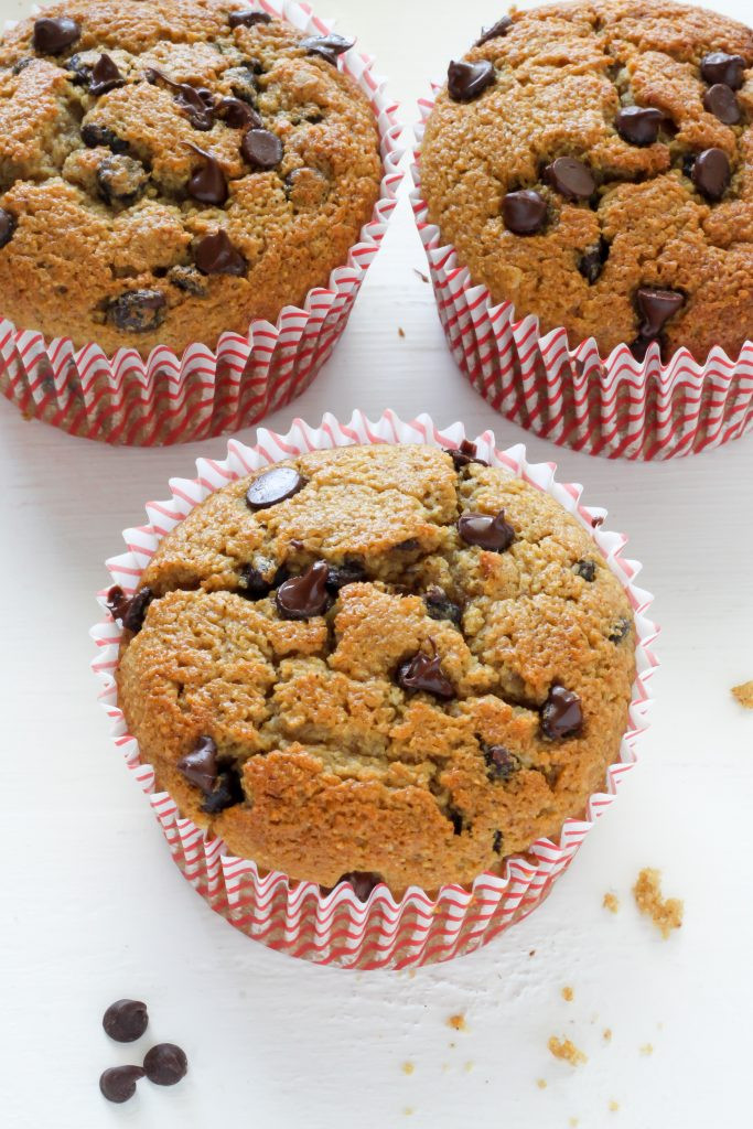 Healthy Chocolate Chip Muffins
 Healthy Bakery Style Chocolate Chip Muffins Baker by Nature