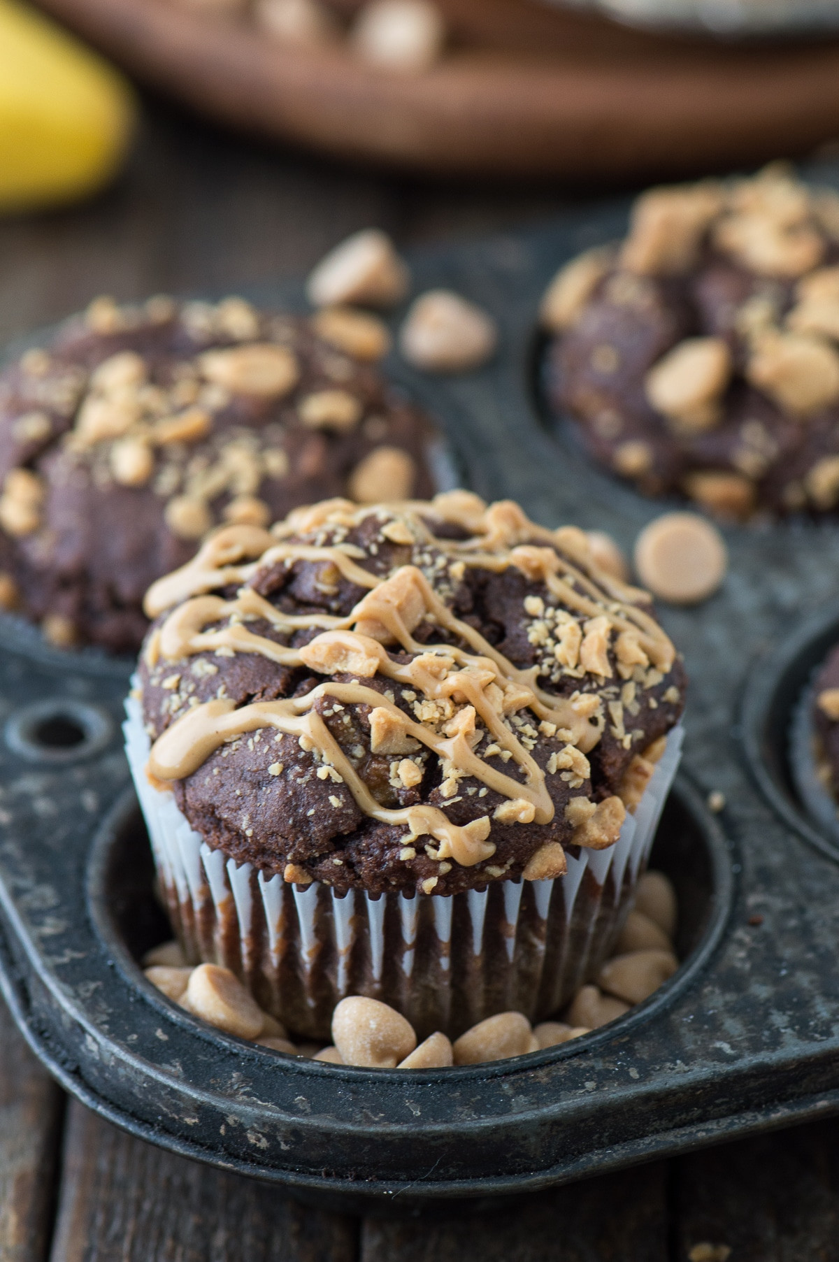 Healthy Chocolate Chip Muffins
 Healthy Chocolate Peanut Butter Chip Muffins