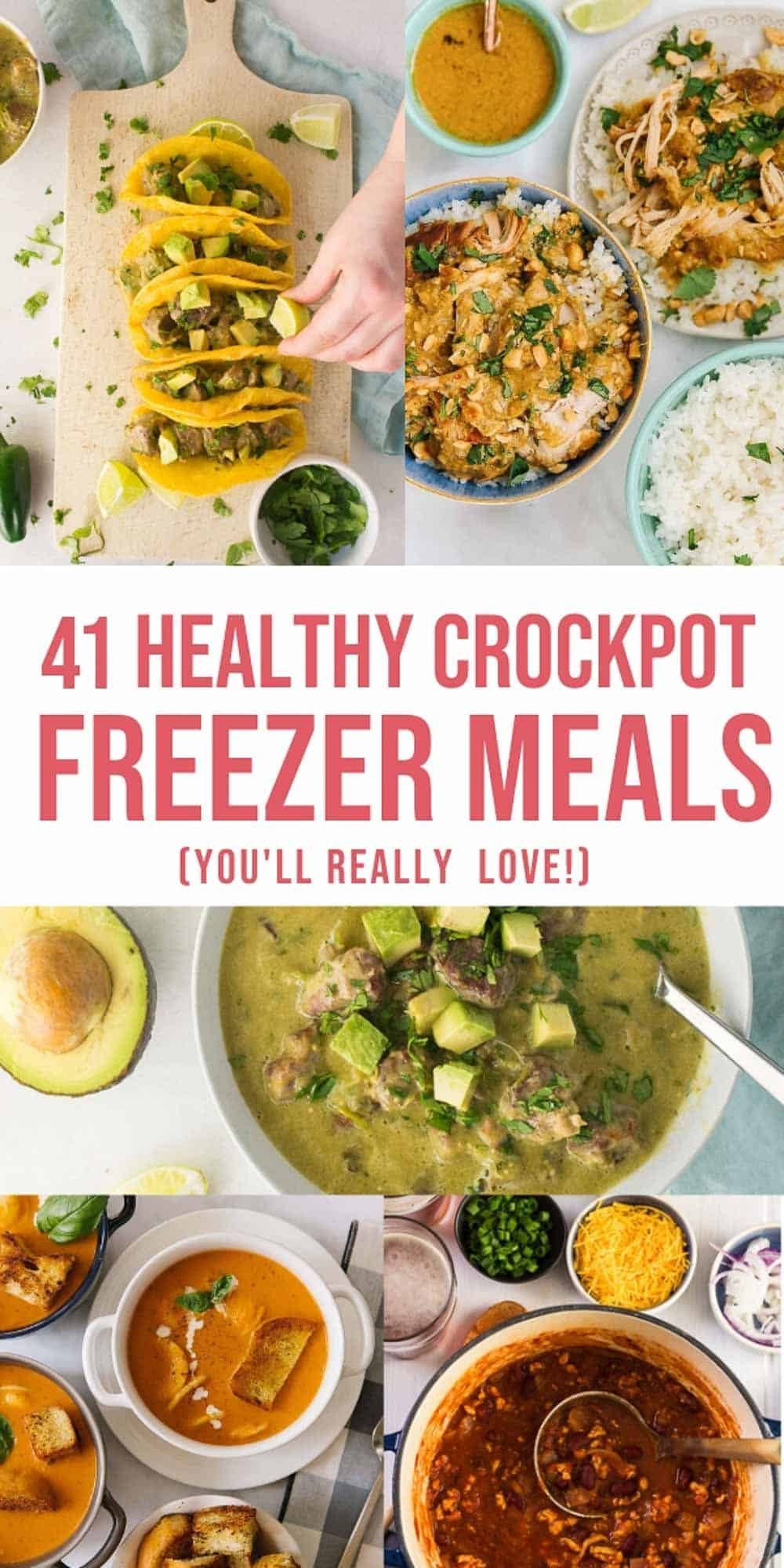 Healthy Freezer Dinners
 41 Healthy Freezer Crockpot Meals