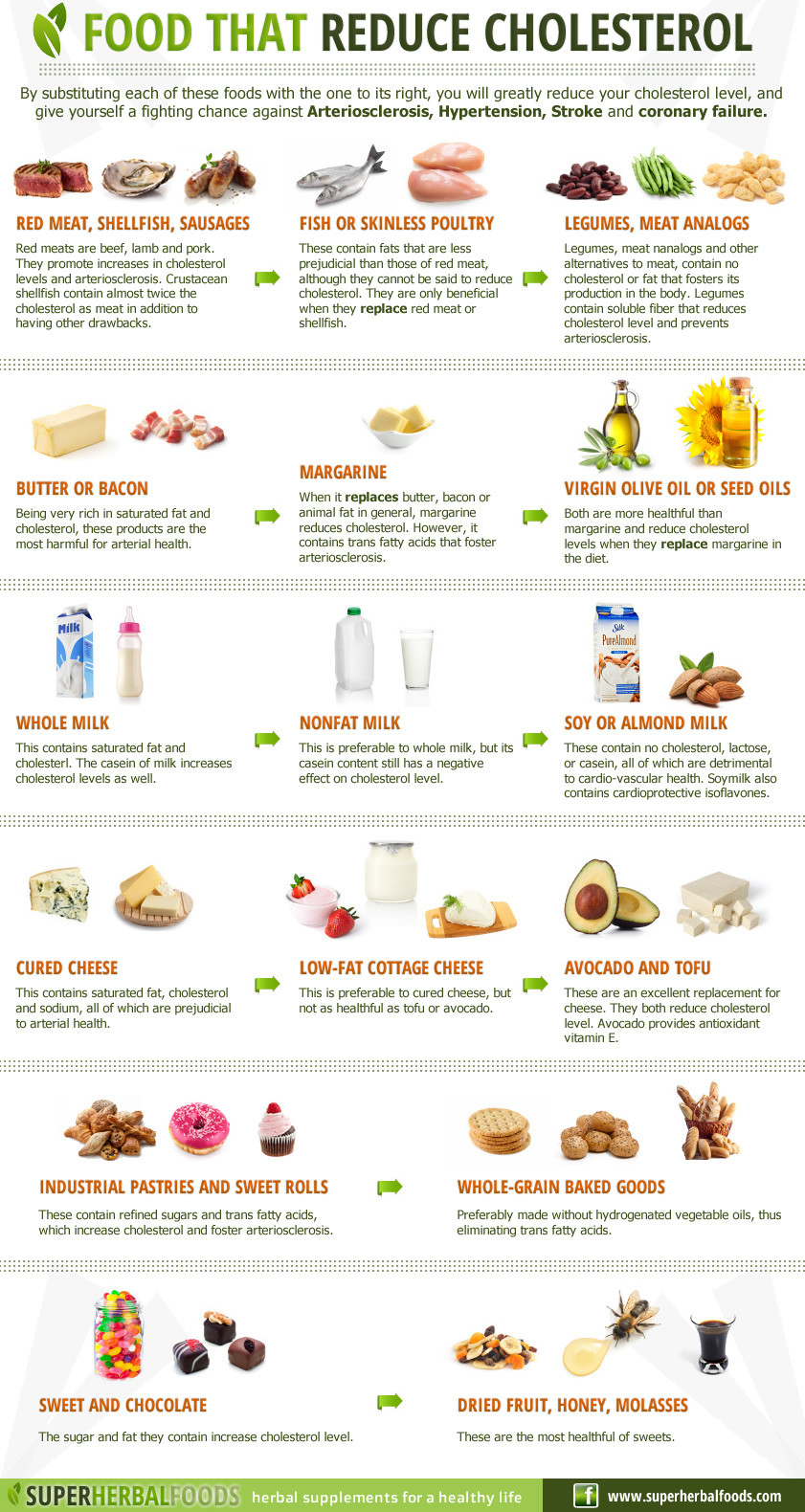 Healthy Low Cholesterol Recipes
 Infographic Cholesterol Lowering Foods