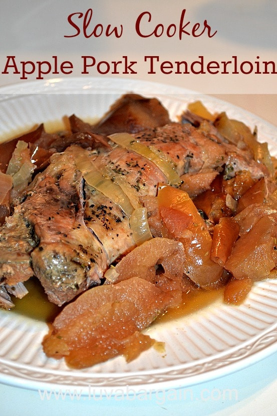 Healthy Pork Tenderloin Recipes
 Apple Pork Tenderloin Slow Cooker Recipe A Healthy