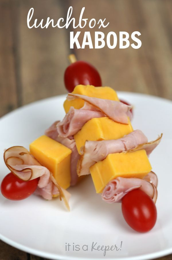 Healthy Snacks For Kids To Take To School
 These lunch box kabobs are a healthy kid snack that your