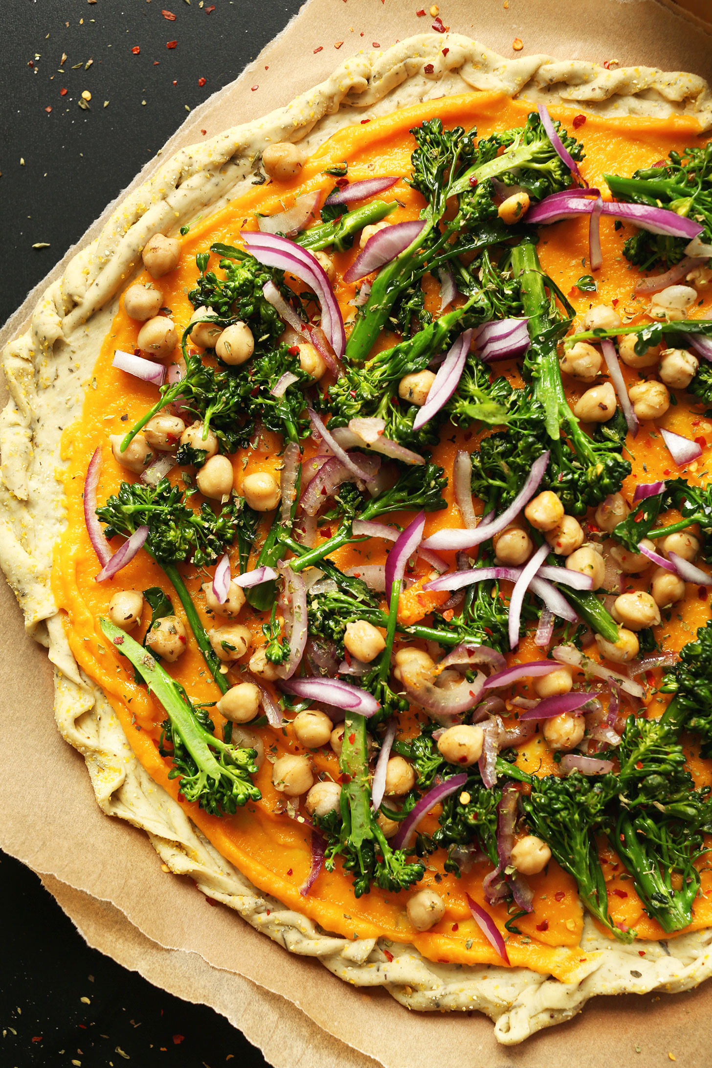 Healthy Veggie Pizza
 Butternut Squash Veggie Pizza