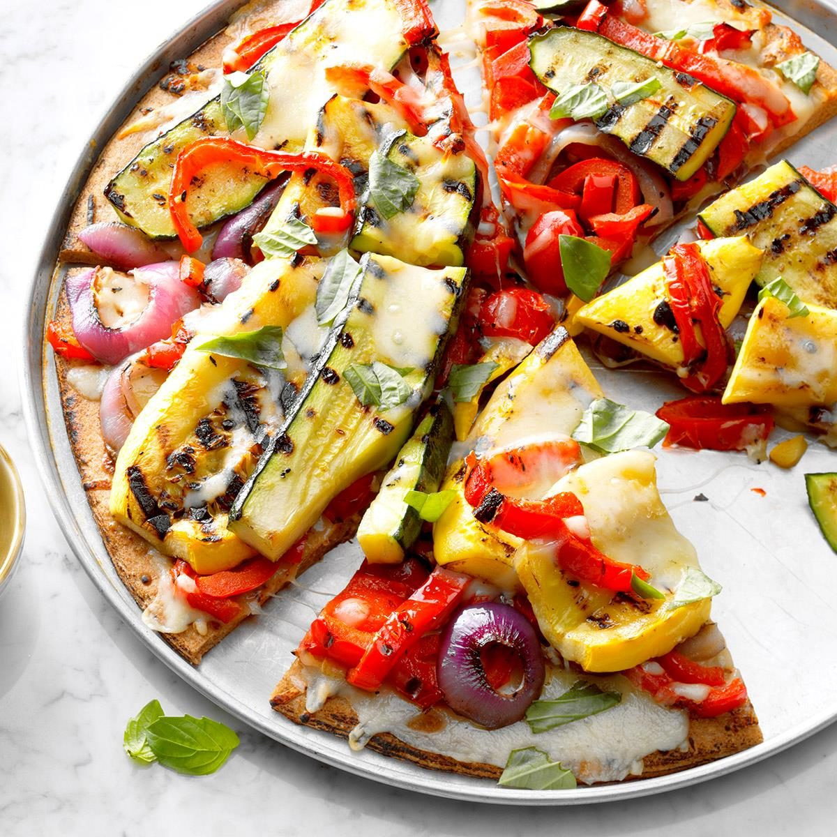 Healthy Veggie Pizza
 Grilled Garden Veggie Pizza Recipe