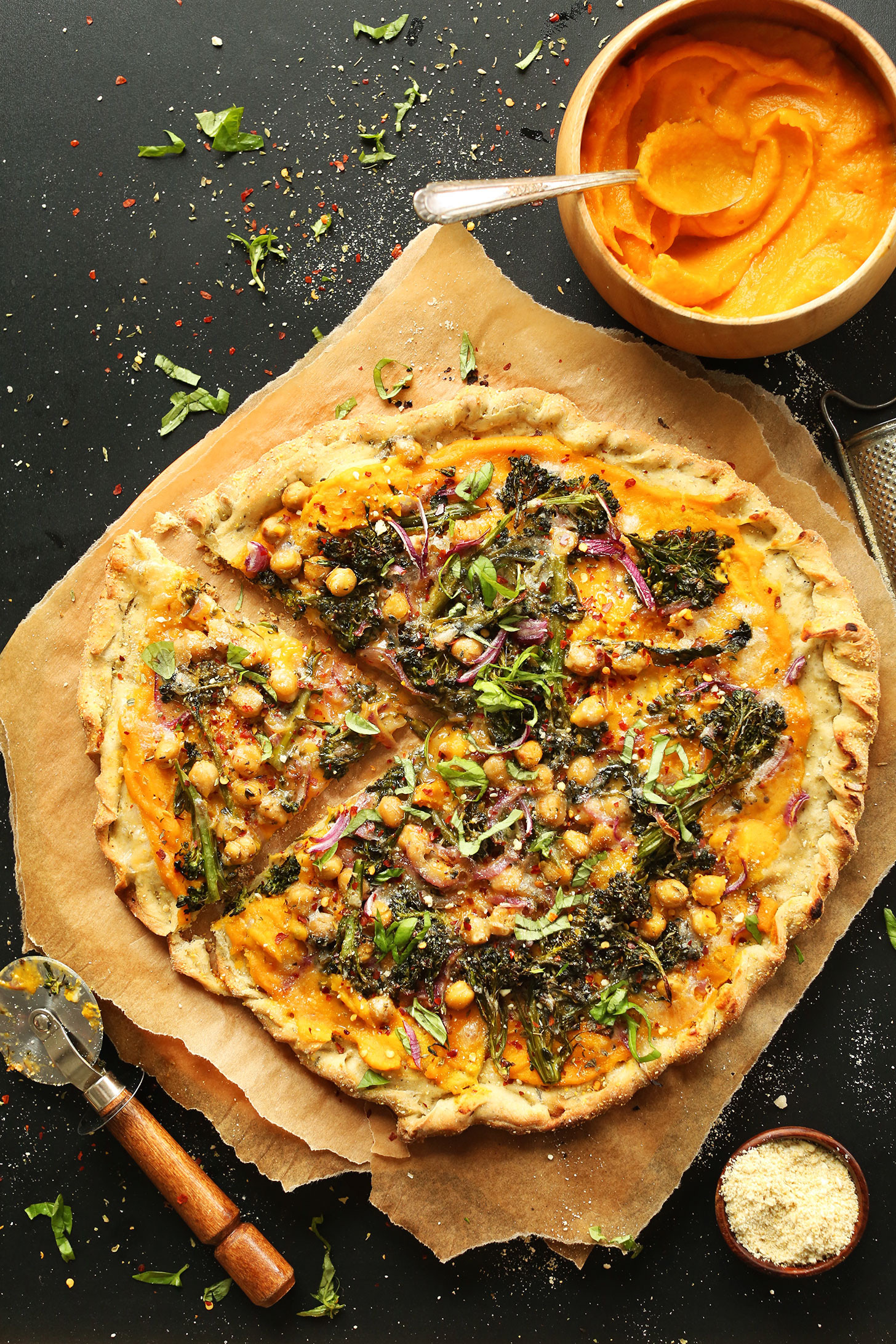 Healthy Veggie Pizza
 Butternut Squash Veggie Pizza