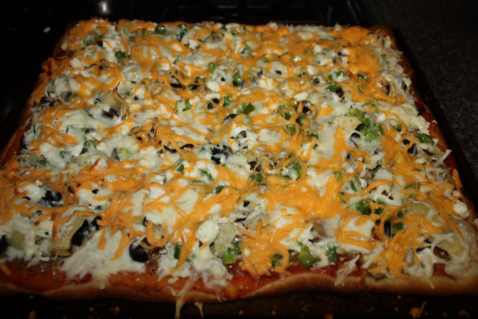 Healthy Veggie Pizza
 Olive The Ingre nts Healthy Veggie Pizza