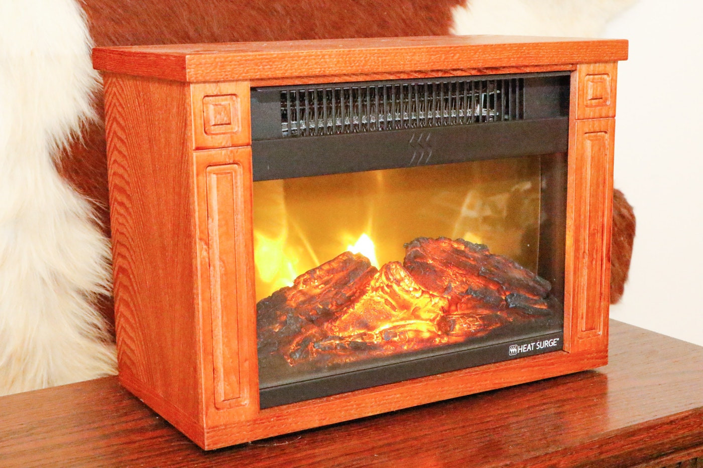 Heat Surge Electric Fireplace
 Two Heat Surge Electric Fireplace Units EBTH