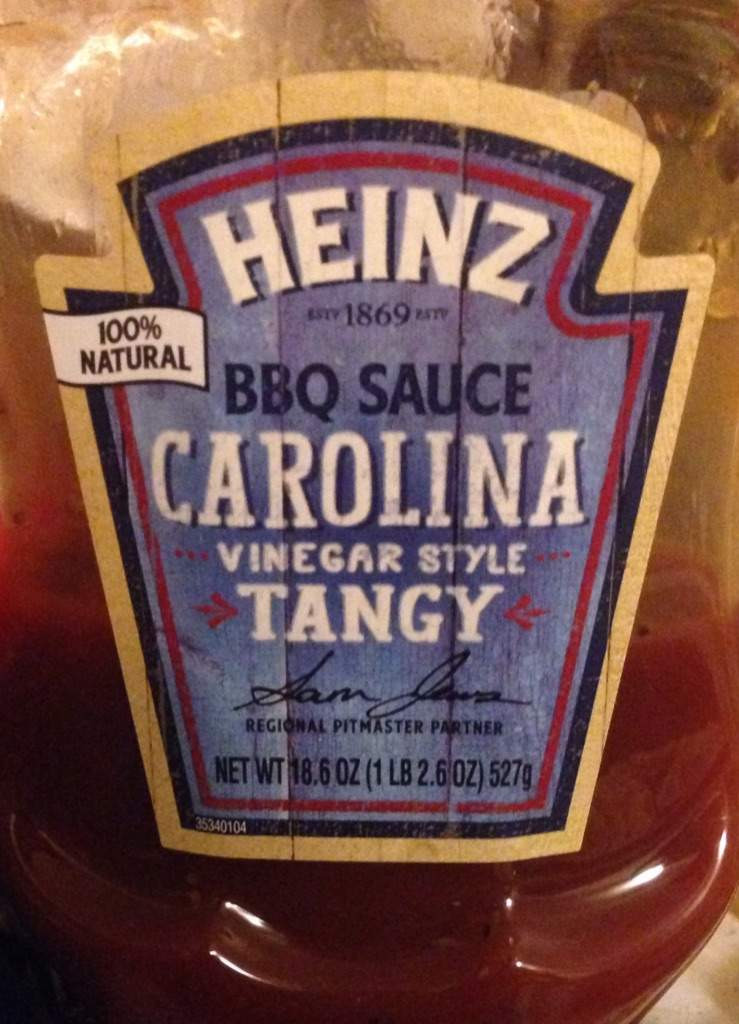 Heinz Carolina Bbq Sauce
 Heinz Carolina Vinegar Style BBQ Sauce Review