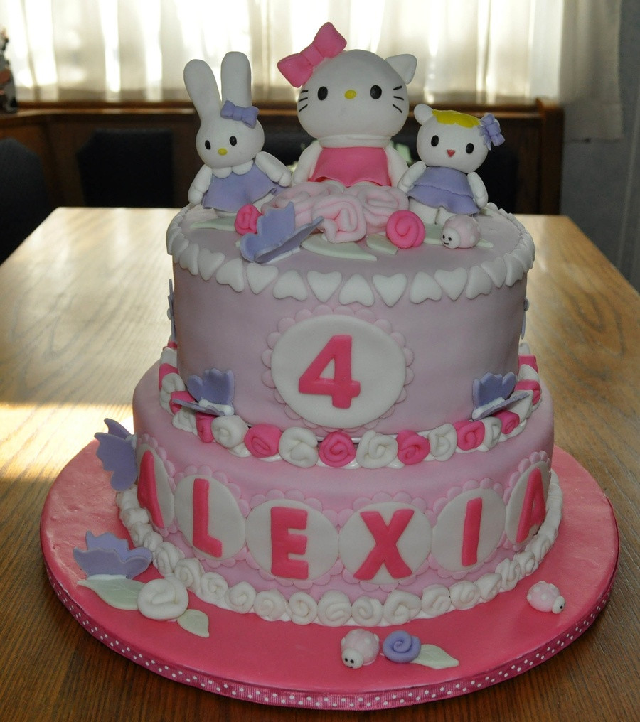 Hello Kitty Birthday Cakes
 Hello Kitty Birthday Cake CakeCentral