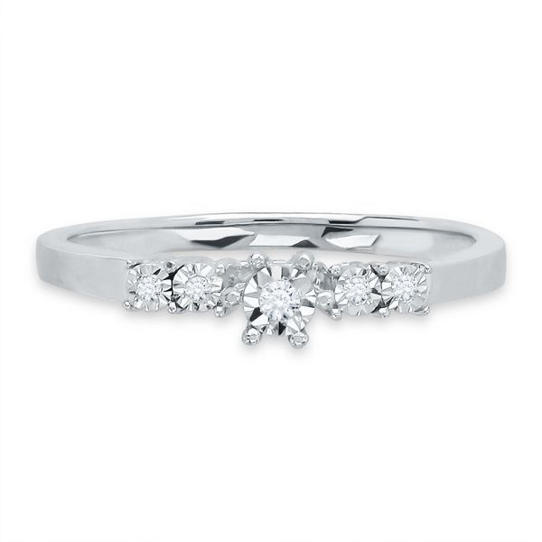 Helzberg Diamonds Promise Rings
 Diamond Promise Ring in Sterling Silver With images