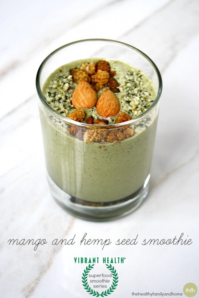 Hemp Seed Smoothies
 Mango and Hemp Seed Smoothie