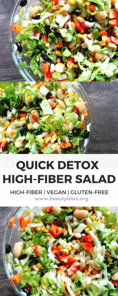 High Fiber Vegetarian Recipes
 8 MINUTE HIGH FIBER SATISFYING SALAD