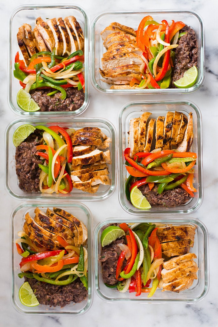 High Protein High Fiber Recipes
 Healthy Chicken Fajitas Meal Prep