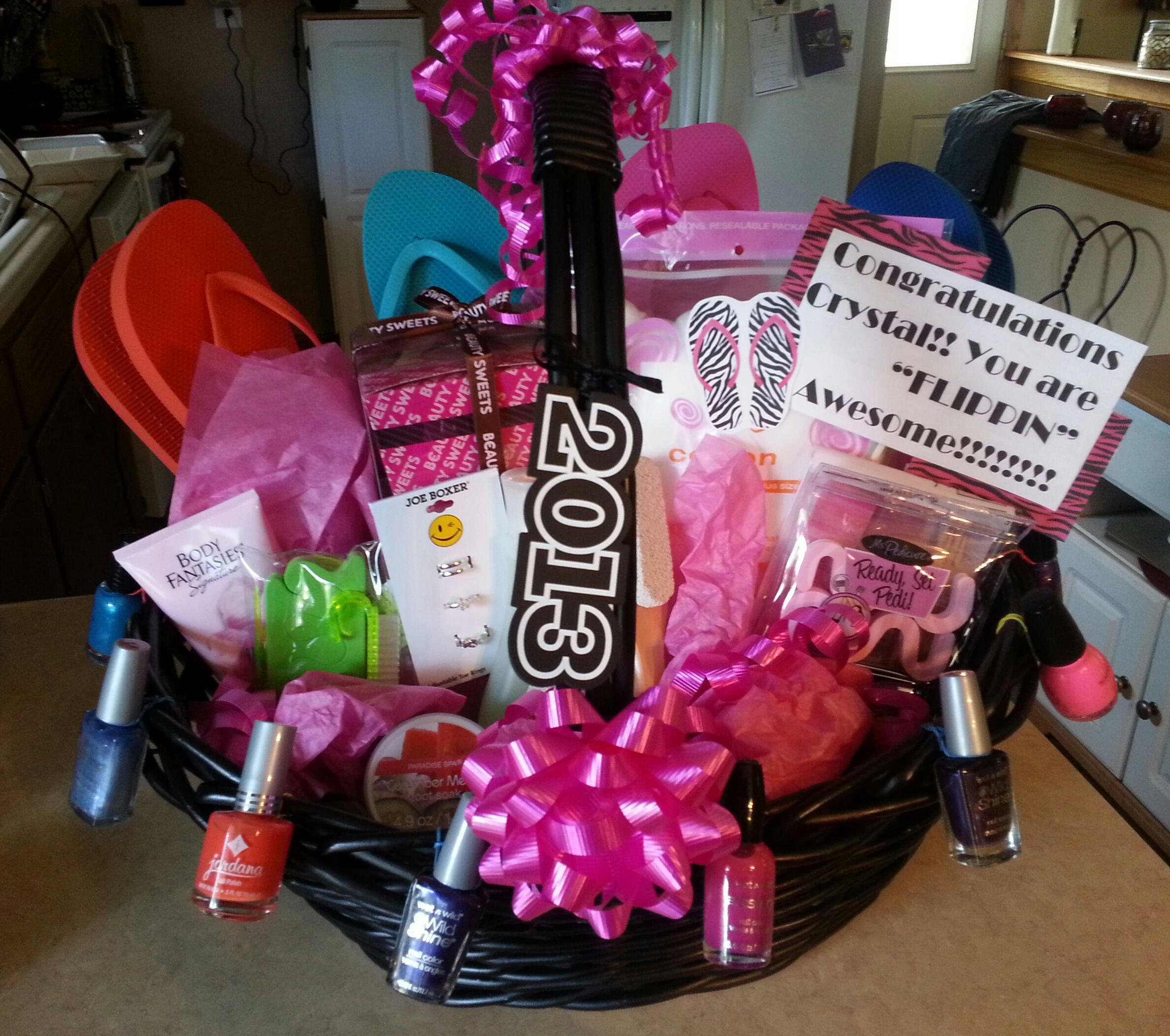 High School Graduation Gift Ideas For Girls
 Great Graduation Gift for a girl Made this one for my