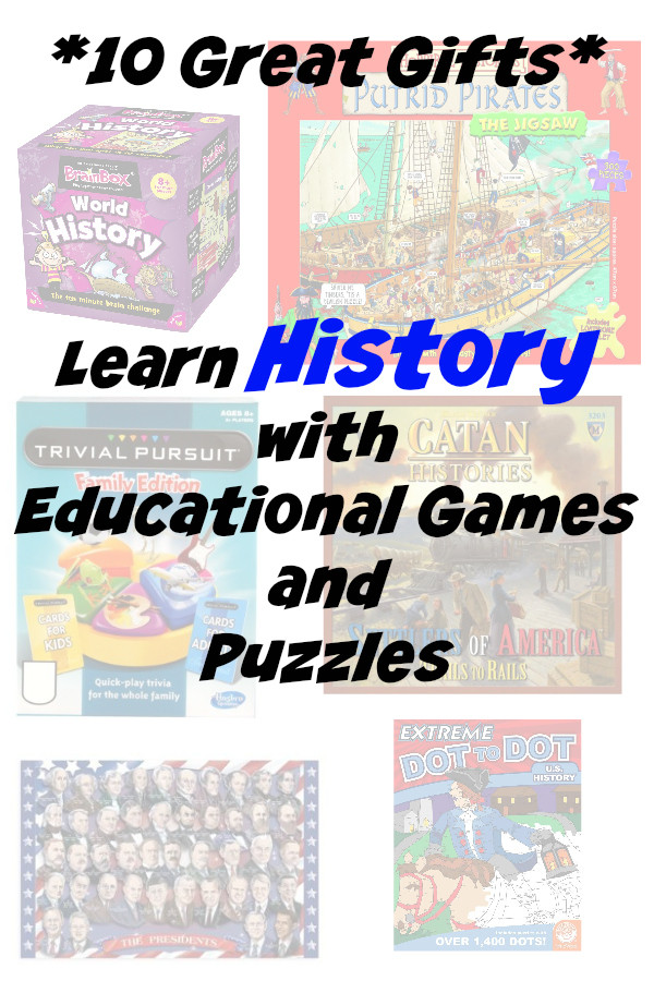 History Gifts For Kids
 Educational Gifts for Kids Learning Fun with History Games