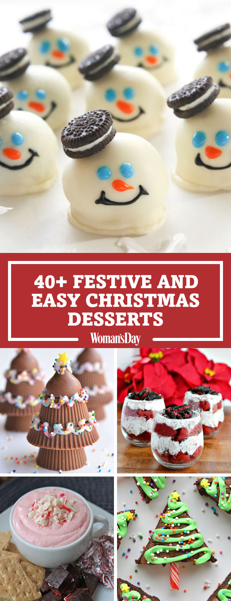 Holiday Desserts Easy
 57 Easy Christmas Dessert Recipes Best Ideas for Fun