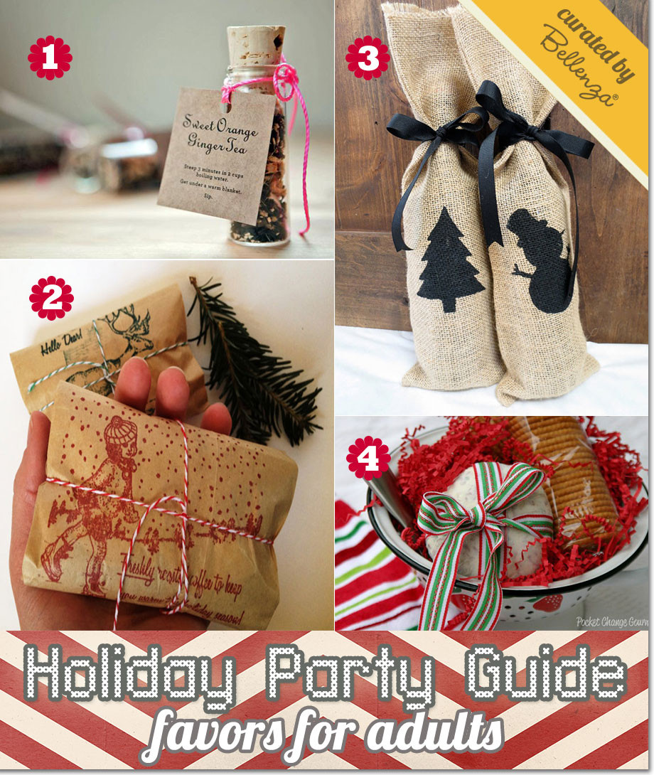 Holiday Party Favor Ideas
 Homemade Christmas Party Favors