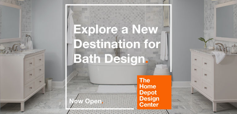 Home Depot Bathroom Design Center
 Bath Bathroom Vanities Bath Tubs & Faucets