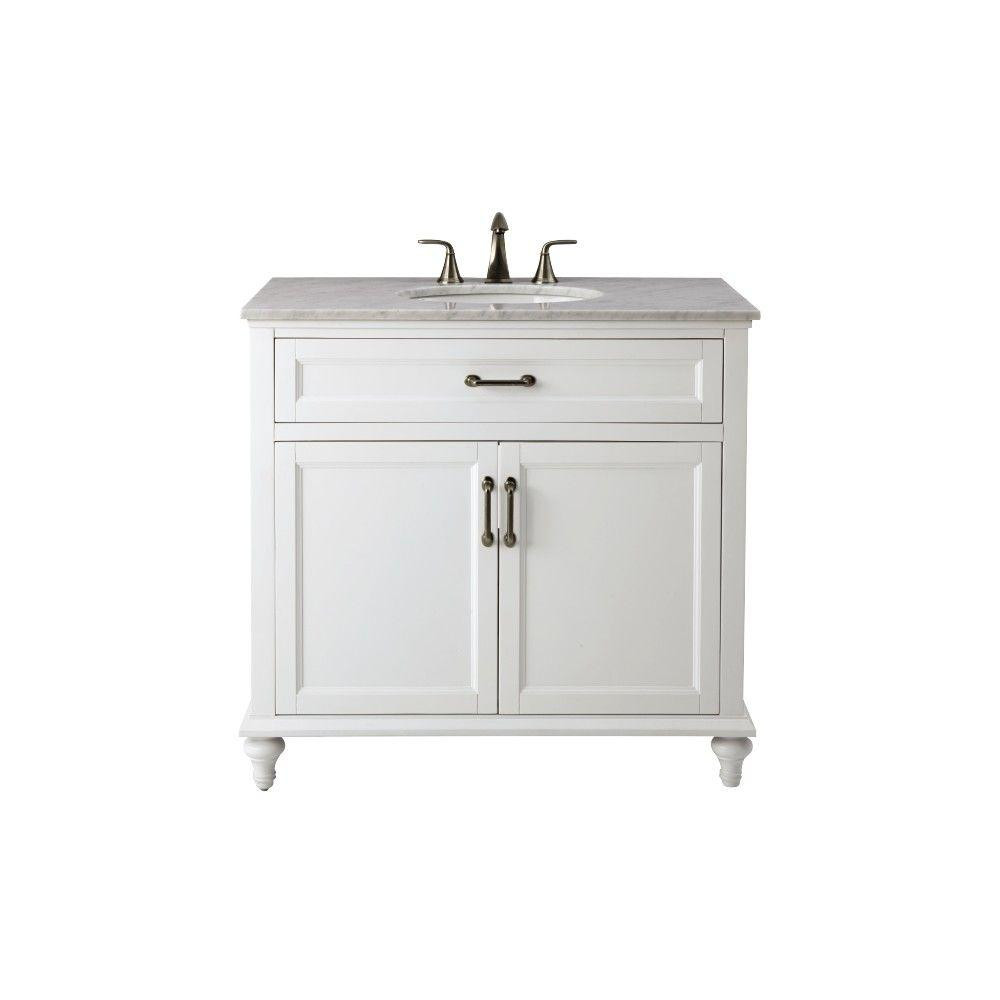 Home Depot Bathroom Vanity Top
 Home Decorators Collection Charleston 37 in W x 22 in D