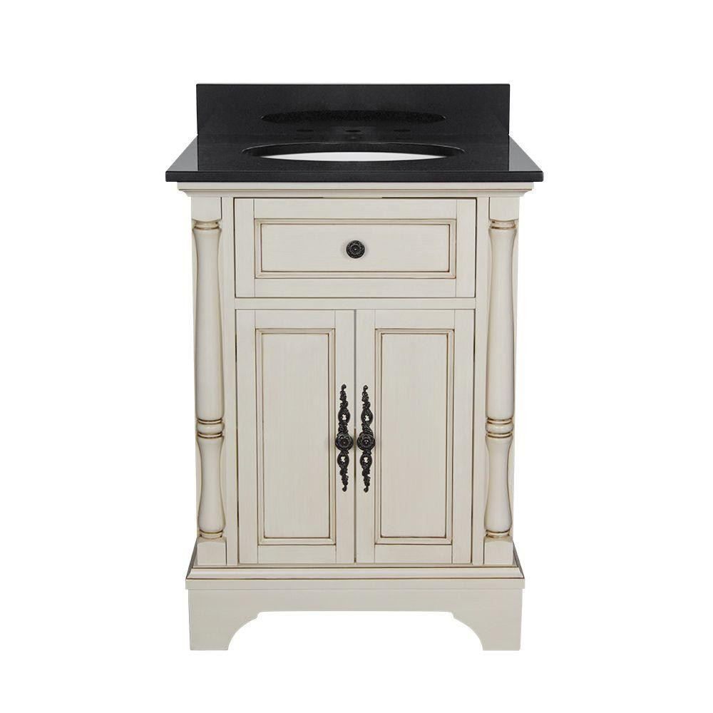 Home Depot Bathroom Vanity Top
 Home Decorators Collection Albertine 25 in W Bath Vanity